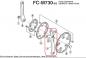 Preview: KURBELARM, SHIMANO FC-M730, 170MM, 4-KANT, RECHTS, SCHWARZ,